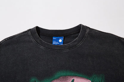 T-shirt Uomo Stampa Dipinta