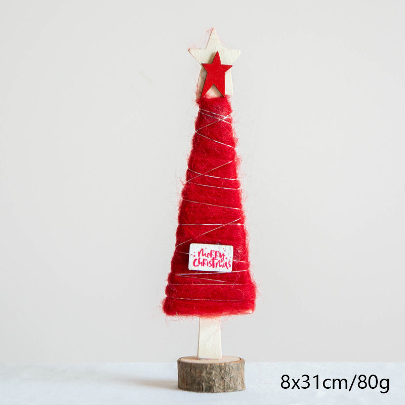 Decorazione alce feltro natale