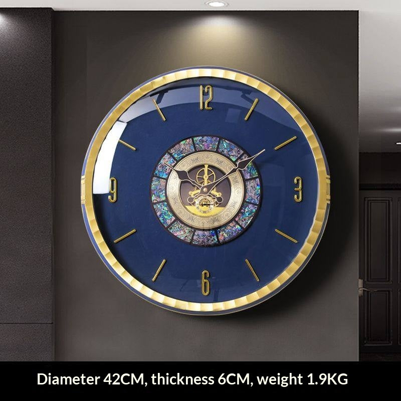 Orologio da parete Art déco arancione
