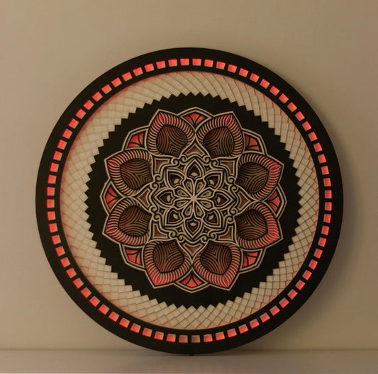 Pendente rotondo bohemien