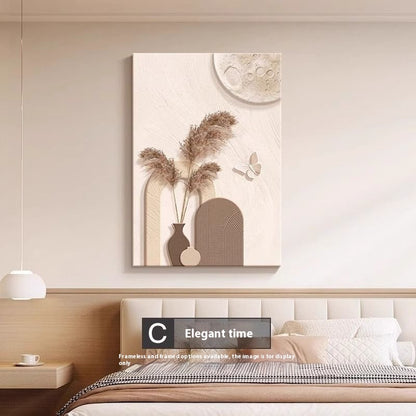Quadro astratto linee e figure