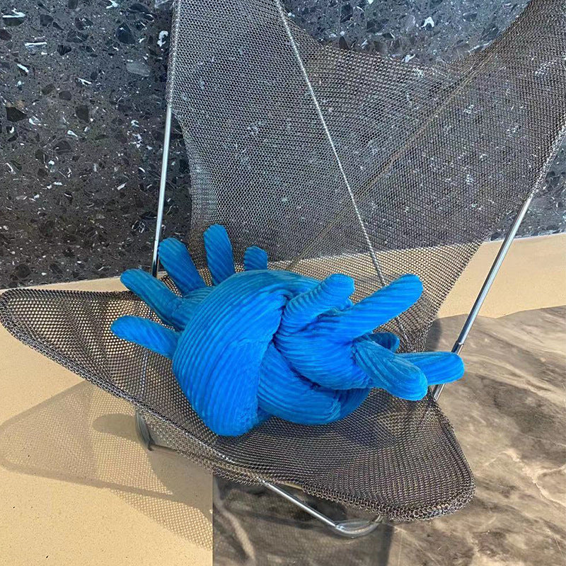 Cuscino blu nordico