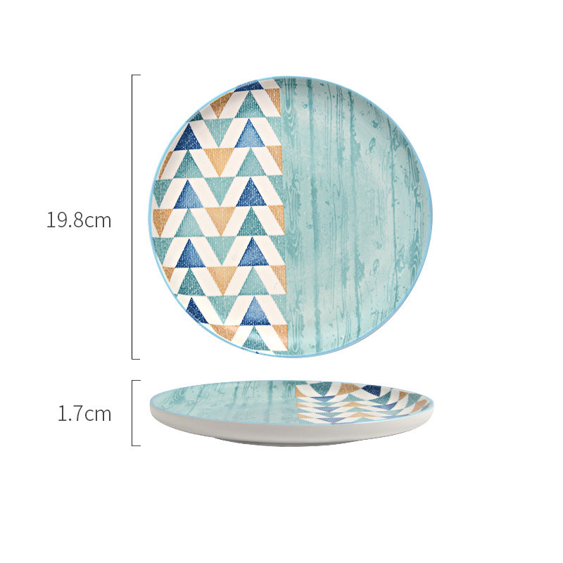 Piatti ceramica geometrica