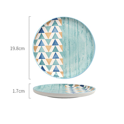Piatti ceramica geometrica