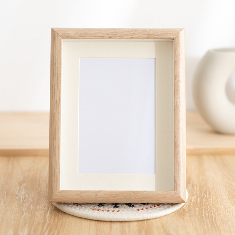 Cornice foto legno