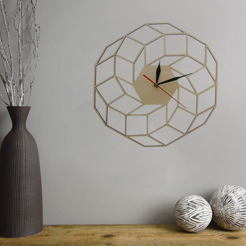 Orologio da parete Doppio geometrico