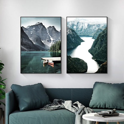 Quadro paesaggio minimalista