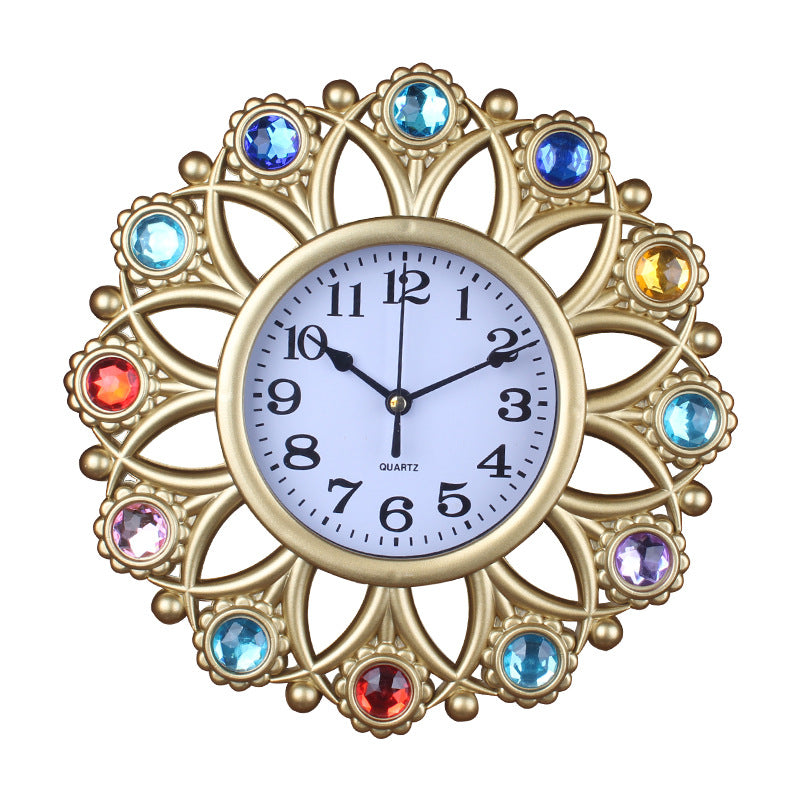 Orologio da parete Cristalli ornamentali
