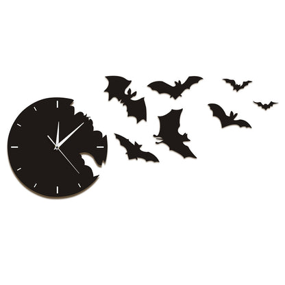 Orologio da parete Silhouette pipistrelli