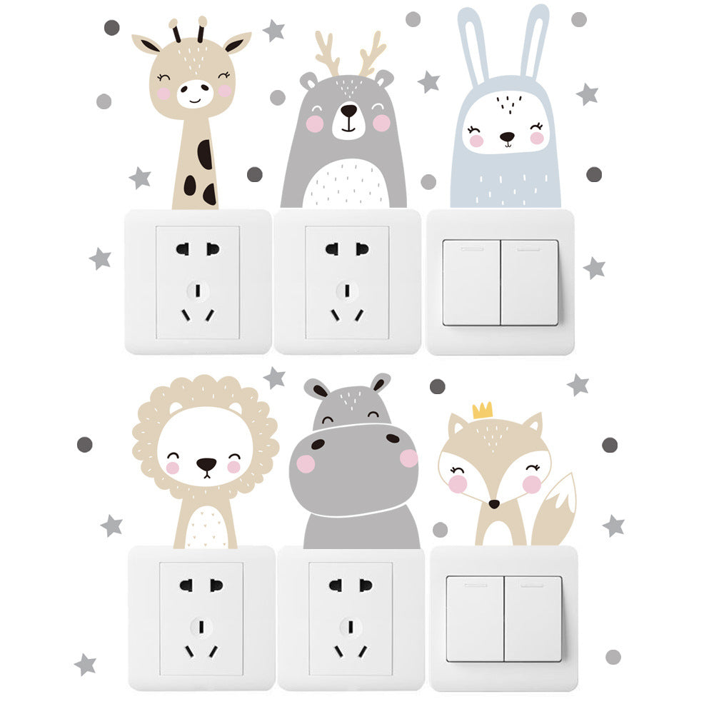 Adesivo murale animali nordici