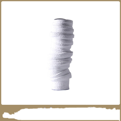 Vaso bianco irregolare