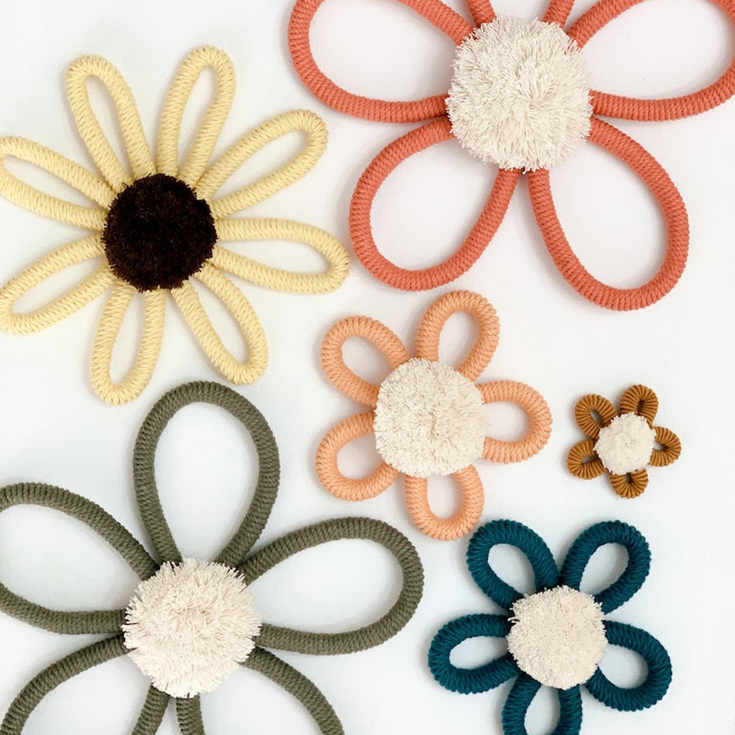 Decorazione margherite per camera bambini