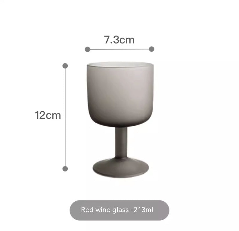 Bicchiere satinato grigio
