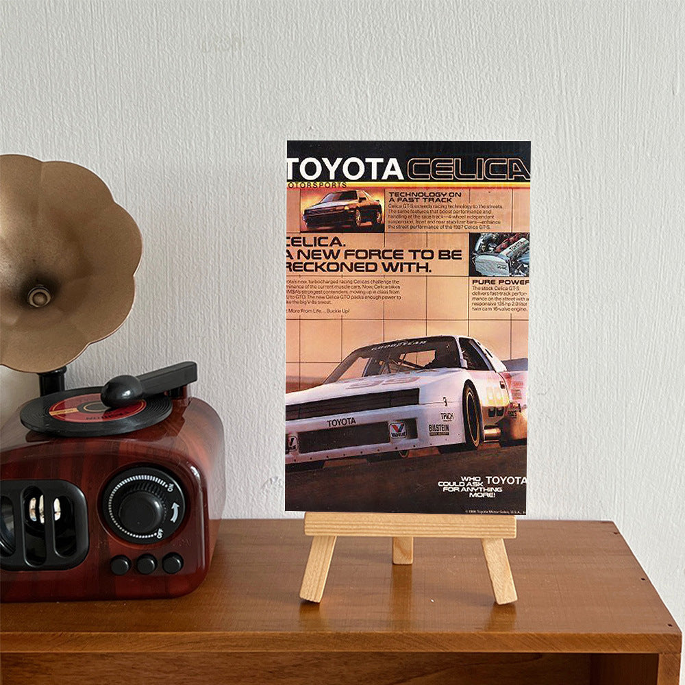 Poster auto retrò