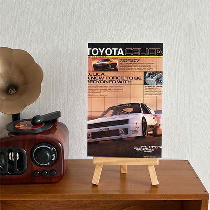 Poster auto retrò