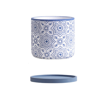 Vaso cemento stile nordico