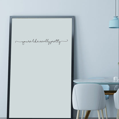 Specchio murale lettere