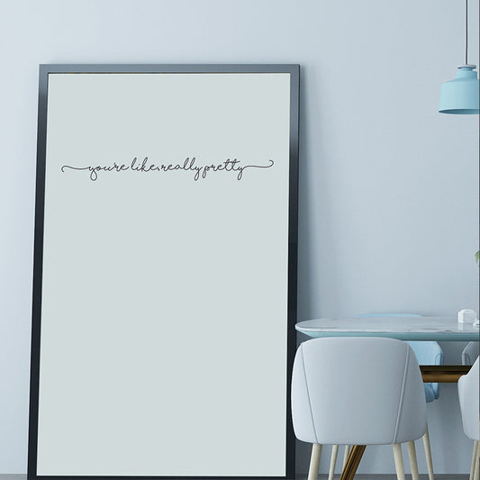 Specchio murale lettere