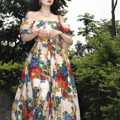 Abito vintage stampato