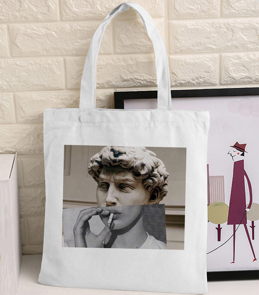 Borsa tela multicolore stampe varie