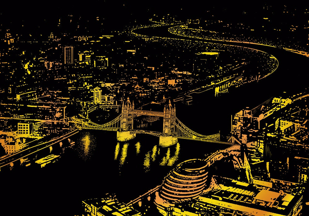 Quadro su tela Città di notte