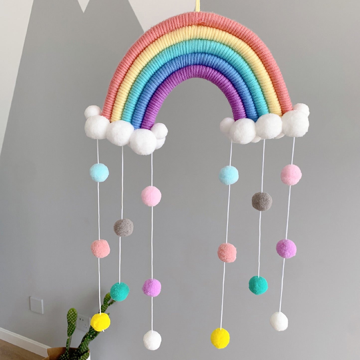 Arazzo Arcobaleno Tessuto a Mano