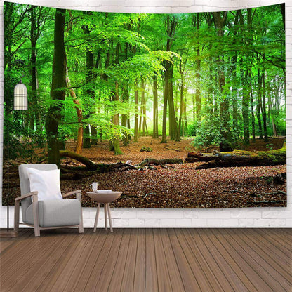 Arazzo Foresta Montagne