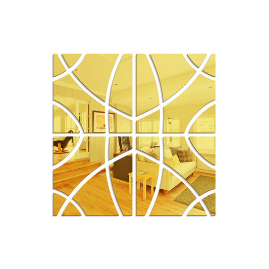 Adesivo specchio geometrico