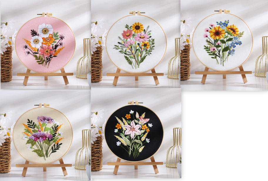 Kit ricamo bouquet