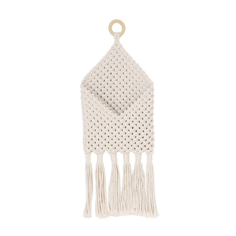 Arazzo bohemien cotone e corda