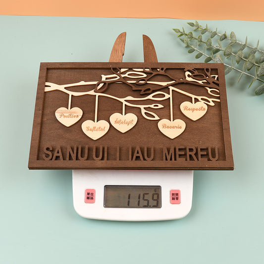 Quadro in MDF Albero genealogico