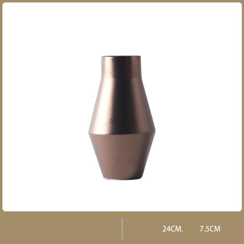 Vaso dorato ceramica