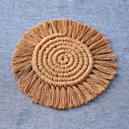 Sottobicchiere in cotone intrecciato