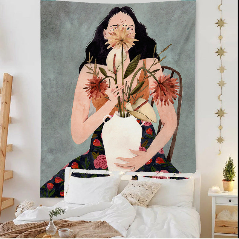 Tappezzeria Illustrazione Ragazza