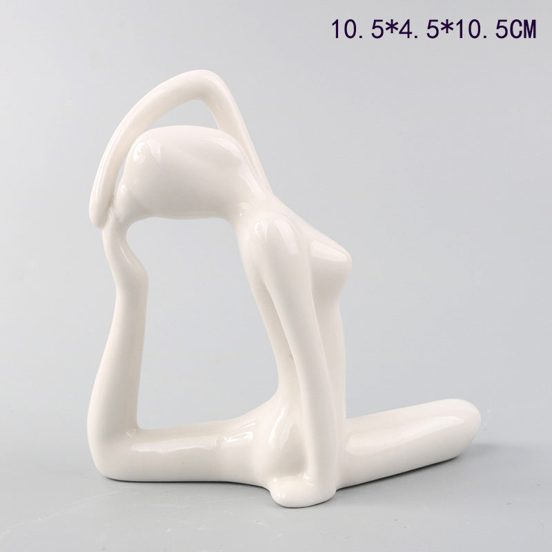 Scultura ragazza yoga