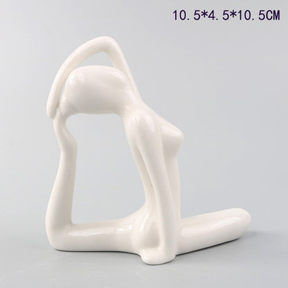 Scultura ragazza yoga