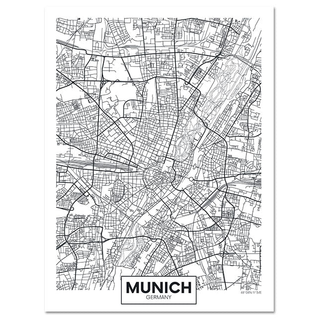 Tela Mappa Città