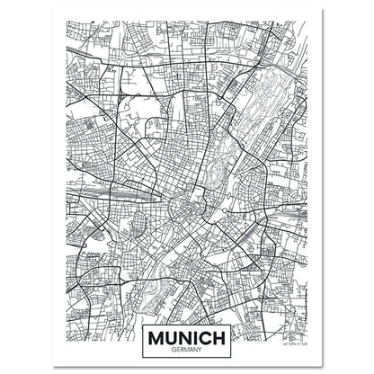 Tela Mappa Città