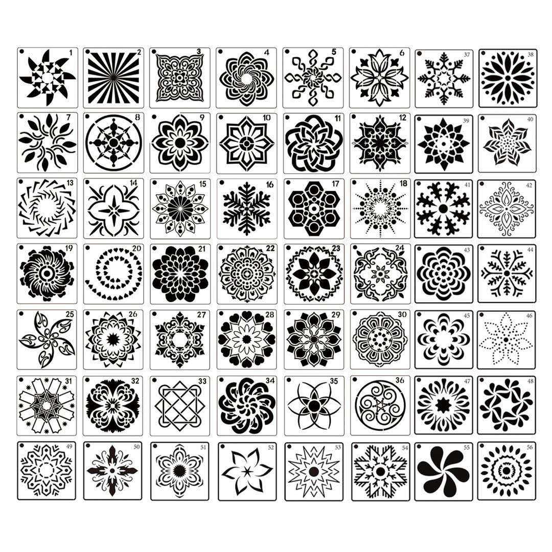 Stencil mandala