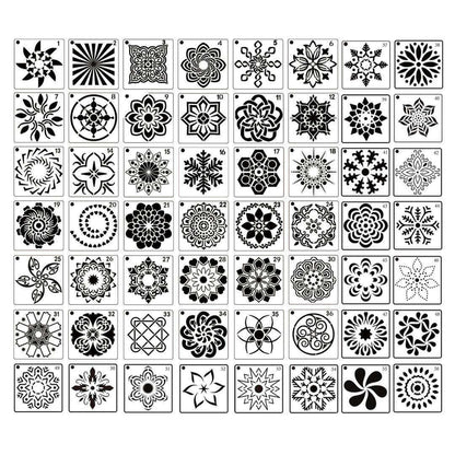 Stencil mandala