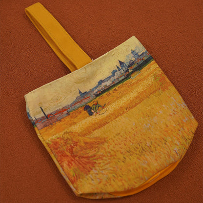 Borsa stampa olio vintage