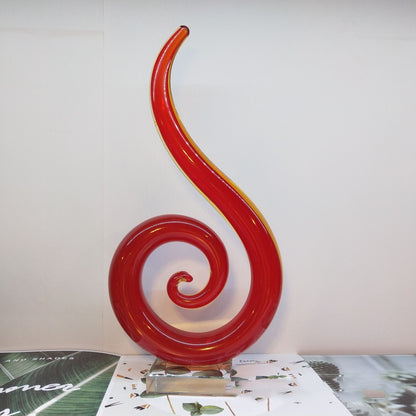 Ornamento vetro astratto