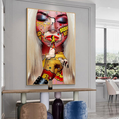 Poster graffiti astratto