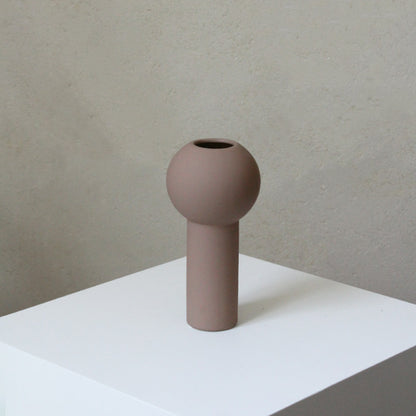 Vaso verde satinato
