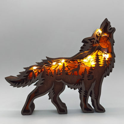 Scultura legno Natale