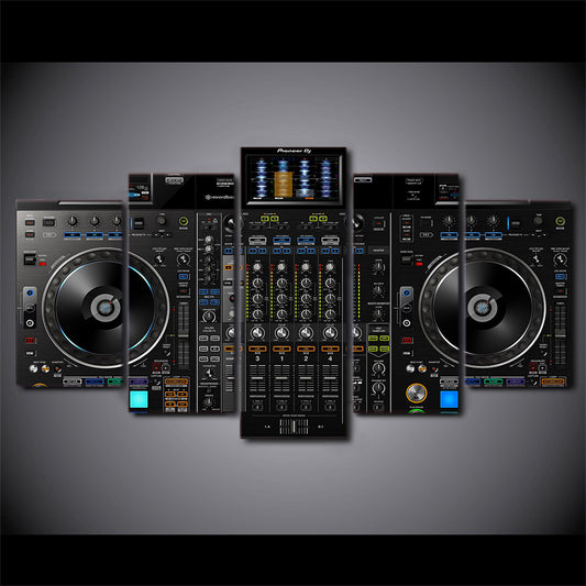 Quadro su tela Giradischi DJ
