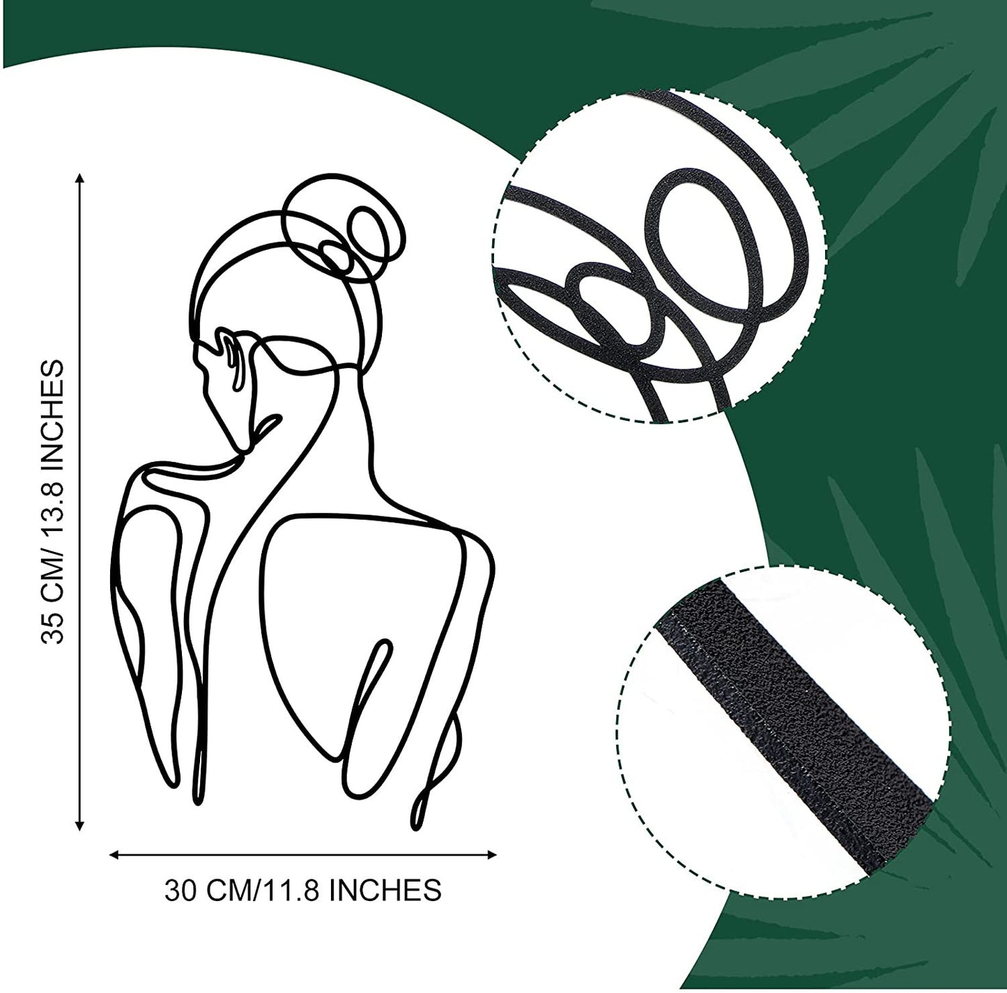Scultura da parete astratta