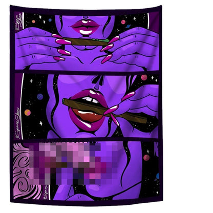 Poster Viso pop-art neon
