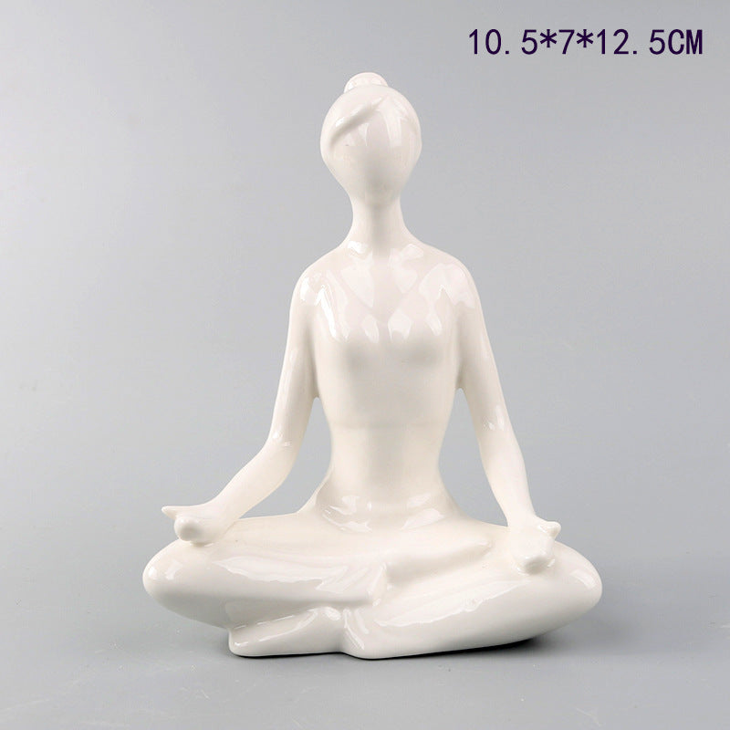 Scultura ragazza yoga