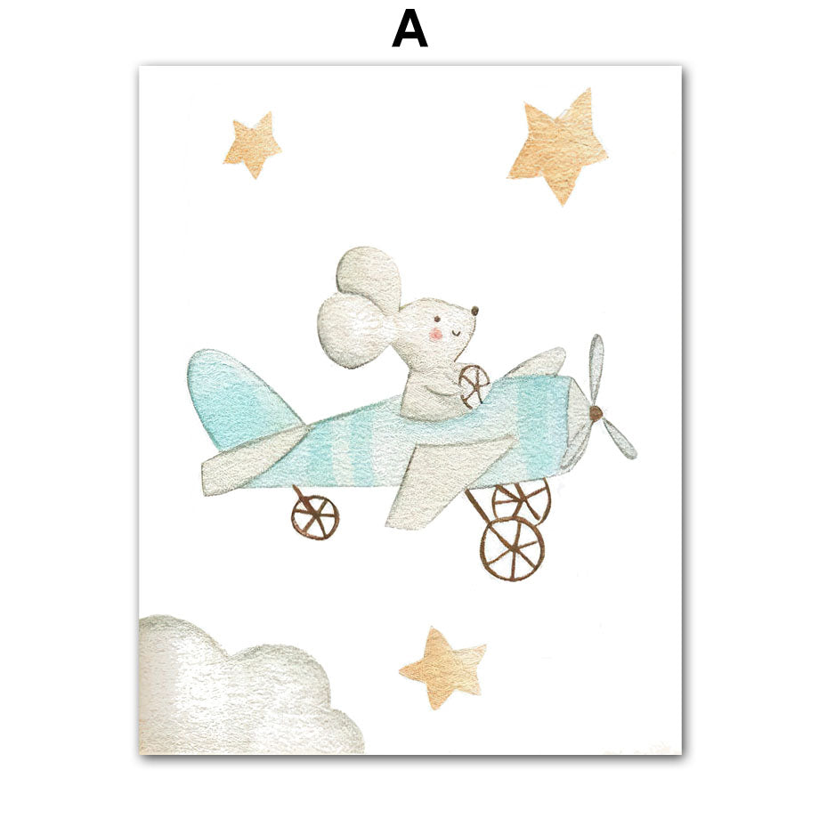 Poster scandinavo bimbi